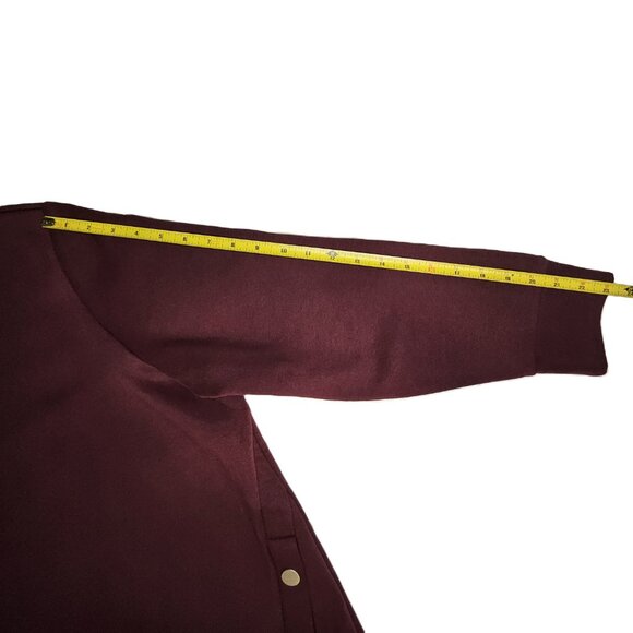 NWT PENNINGTONS Maroon Crew Neck Long Sleeve Sweatshirt/Sweater Size 1X - Picture 5 of 16